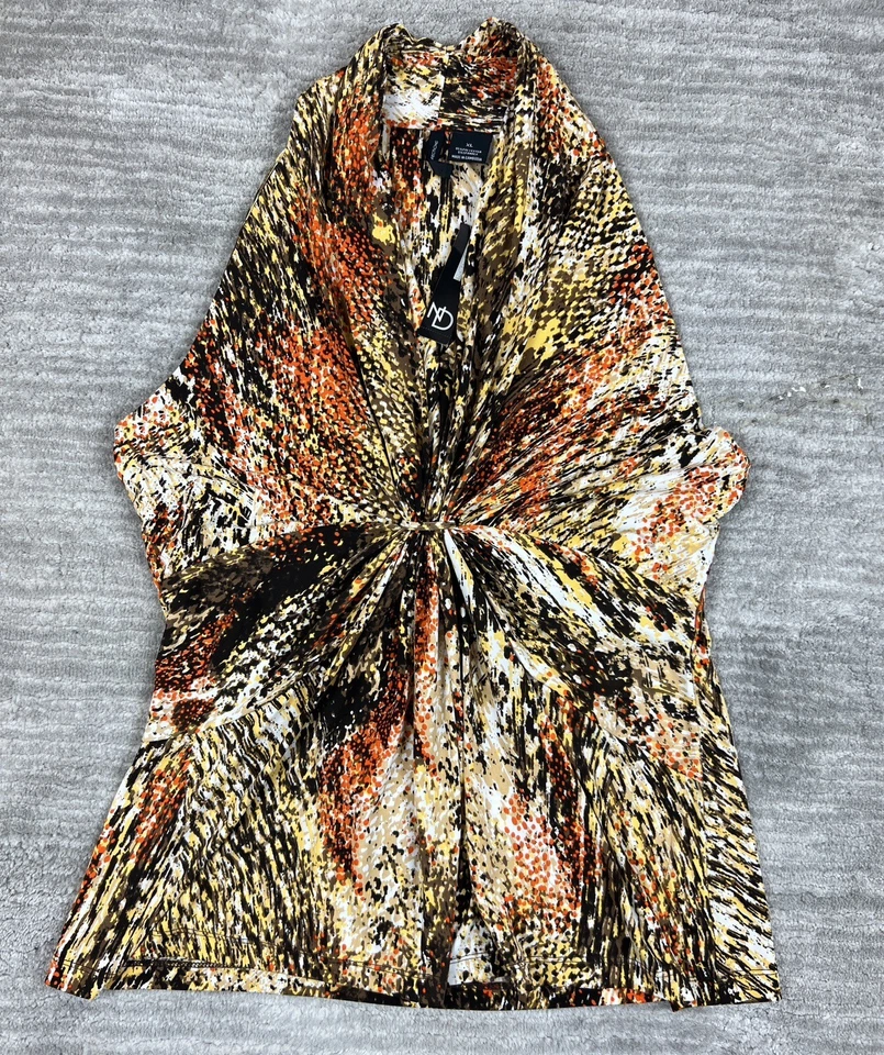 Top New Directions para mujer extra grande multicolor sin mangas cuello en V nuevo con etiquetas Foto 1 de 4