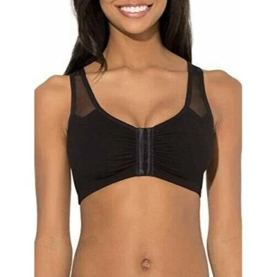 NUEVO Sujetador deportivo Fruit of the Loom cobertura completa cierre frontal Foto 1 de 4