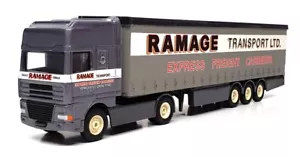Corgi 1/64 Scale TY87018 - MAN Truck & Trailer - Ramage Trans. Ltd - Picture 1 of 5