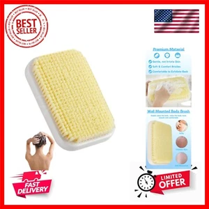 Wall Mounted Back Scrubber, Hand Free Large Exfoliating Brush with Self Adhes... - Picture 1 of 8