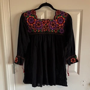 Mexikanische bestickte Huipil Bluse S/M - Bild 1 von 7