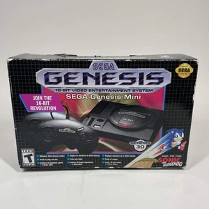 Sega Genesis Mini Video Game Console Black MK-16000 - Picture 1 of 7