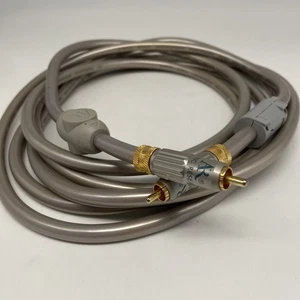 Single Acoustic Research RCA 3,5 M Master Silber Verriegelung Stecker Signal Gold - Bild 1 von 5