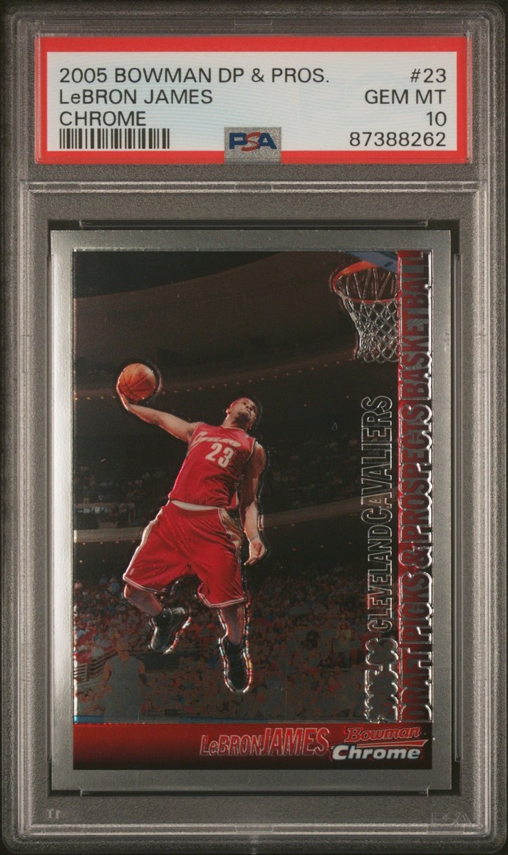 Bowman LeBron James 10 Graded Basketball Sports Trading Bowman LeBron James 10 Graded Basketball Sports Trading