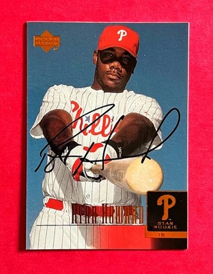 2001 Upper Deck Prospect Premieres Райан Ховард RC с автографом No62 Phillies - Изображение 1 из 2