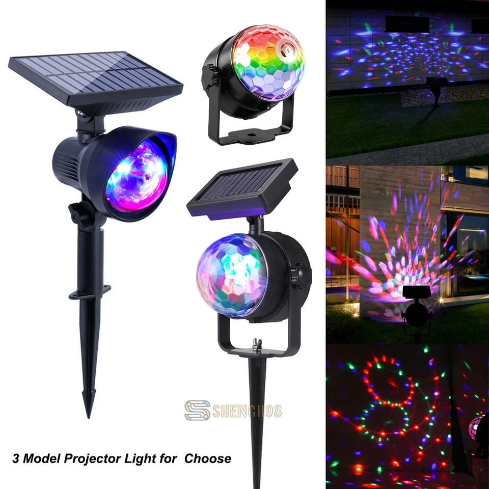 Luces Láser Exterior Impermeable Energía Solar Estrella Luz Proyector Navidad Navidad Foto 1 de 4