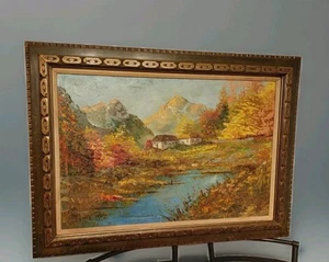 Manuel Munoz Ruiz Son Of Late Manuel Muñoz Mérida.. Palette Messer Landschaft Kunst - Bild 1 von 12