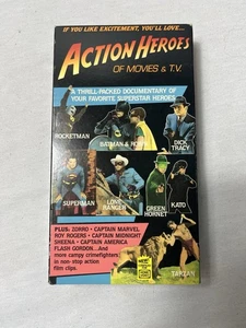 Action Heroes of Movies &TV VHS-Kassette Batman/Lone Ranger/Kato Bruce Lee/Superman - Bild 1 von 6