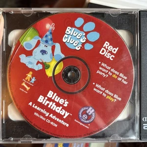 Blue's Clues: Blue's Birthday -- A Learning Adventure (Windows/Mac, 2000) Red - Picture 1 of 2