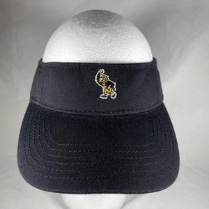 Iowa Hawkeyes Adjustable Headwear Visor Hat Black Cap Legacy - Picture 1 of 7
