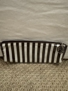 Henri Bendel Tasche braun-weiß gestreift. Nie benutzt. - Bild 1 von 7