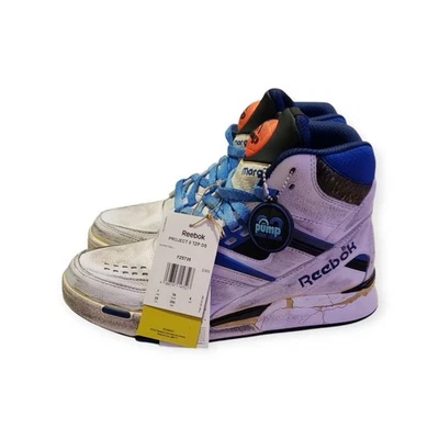 **NUEVO** ZAPATOS DEPORTIVOS REEBOK MAISON MARGIELA PUMP TZ AZUL DESGASTADO BLANCO TALLA 7 Foto 1 de 4