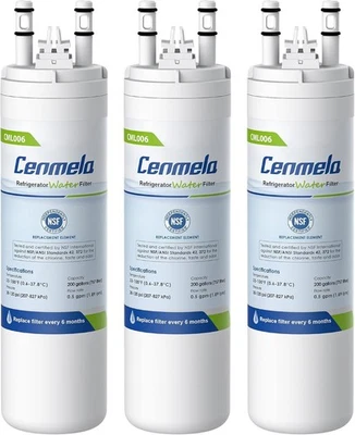 WF3CB Frigidaire Replacement Water Filter, Compatible w/ Frigidaire WF3CB 3 Pack - Image 1 of 4