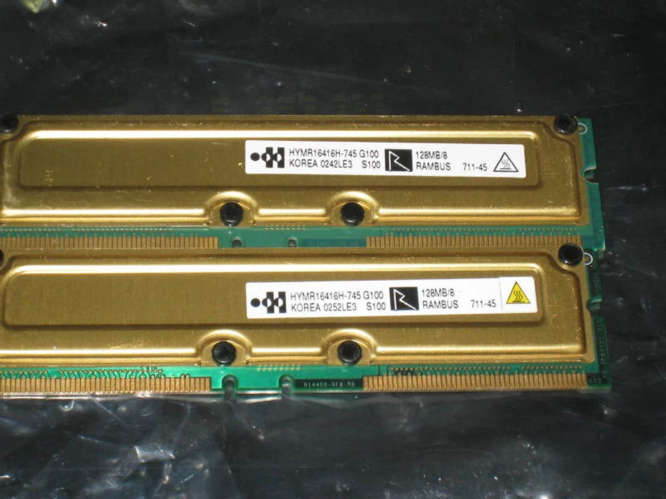 256MB RAMBUS 700-45  PC700-45 NON-ECC DESKTOP PC RAM  - Image 1 of 1
