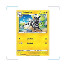 Zebstrika | 054/185 | Uncommon | Sword and Shield: Vivid Voltage | Pokémon