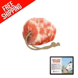Salt Lick, Himalayan Animal Block 6 lb & Rope Mineral & HYDRATION Livestock Deer - Picture 1 of 8
