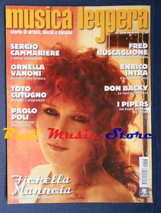 rivista MUSICA LEGGERA 8/2010 Fiorella Mannoia Ornella Vanoni Buscaglione No cd - Picture 1 of 1