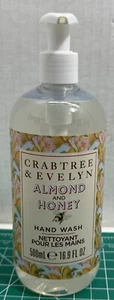Crabtree & Evelyn Almond & Honey Hand Wash 16.9 fl. oz New - Picture 1 of 3