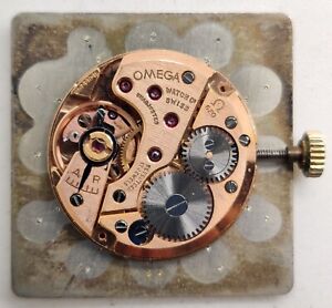 Vintage Omega Cal. 620 17 Jewel watch movement running 