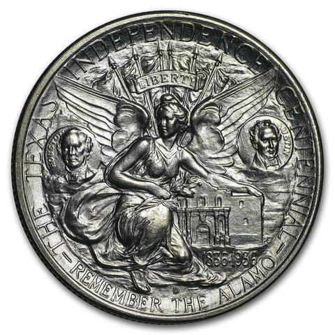 1937-D Texas Independence Centennial Half BU - SKU#155206 Cover