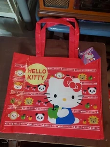 Sanrio Hello Kitty Nylon Shopping Bag Tote Reusable Sanrio - Picture 1 of 6