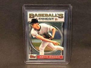 1993 Topps Finest Kevin Brown (#134)