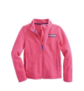 Girls Vineyard Vines Fleece Full-Zip Jacket Size L(14) - Picture 1 of 11