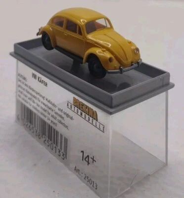 MODELOS DE COCHE BREKINA 25013 HO VOLKSWAGEN KAFER ECONOMY AMARILLO ¡NUEVO! Foto 1 de 4