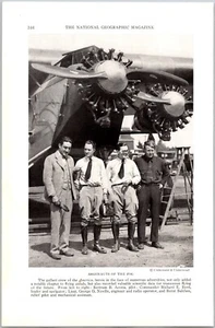 PRINT ARTICLE 1927 Our Transatlantic Flight Commander Richard Evelyn Byrd 23 pgs - Picture 1 of 4