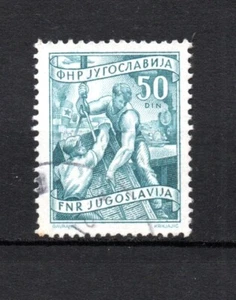 Yugoslavia 1951 antiguo sello definitivo de 50 dinares (Michel 639) bonito usado - Imagen 1 de 2