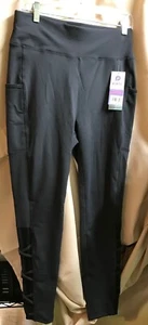 Popfit Women's Pocket Leggings RK Black Size XL NEW - Picture 1 of 4