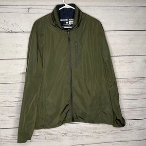 NWOT Michael Kors Packable Full Zip Lightweith Windbreaker Jacket Men Size XL - Picture 1 of 10