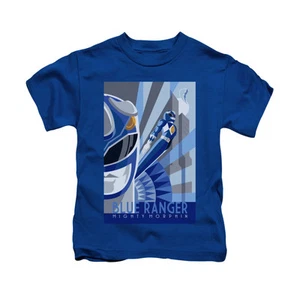 POWER RANGERS BLUE RANGER DECO Toddler & Boy Graphic Tee Shirt 2T 3T 4T 4 5-6 7 - Picture 1 of 1