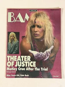 Motley Crue 1985 BAM Magazin #220 Kate Bush, Gregg Rolie, Farm Aid, Tom Werman - Bild 1 von 7