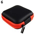 Square Pocket Hard Case Storage Bag for Headphone Earphone Earbuds TF SD Card 77