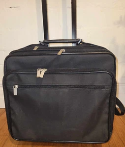 USL Classic Computer Business Travel Briefcase Bag w/wheels & shoulder strap - Picture 1 of 15