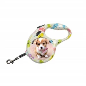 Personalisierte Foto/Name einziehbare Haustierleine - Hund Design - Bild 1 von 8