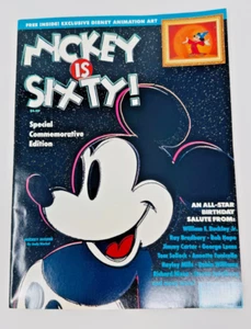 Mickey Is Sixty! 1988 Gedenkzeitschrift Mickey Mouse Animation Cel Disney - Bild 1 von 3