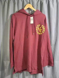 Puma Fenty By Rihanna Back Lacing Sweatshirt Hoodie Women's Sz XS Burgundy - Picture 1 of 11