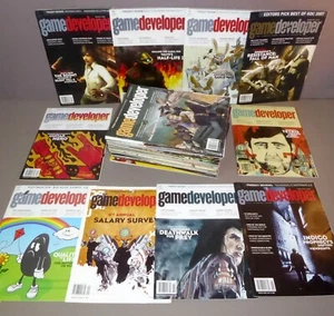 Game Developer Magazine 2001-2013 Pick & Choose, Video Game Production, Rare - Picture 1 of 118
