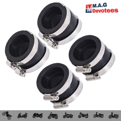 4 Set Carburetor Intake Manifold Boot For Suzuki GS750E GS750L GS750T 1980-1983 - Изображение 1 из 4