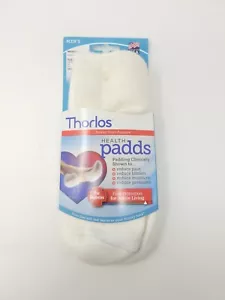 Thorlos Padds Calze Uomo Mini Crew per Diabete Taglia Media Bianco SPEDIZIONE GRATUITA - Foto 1 di 4