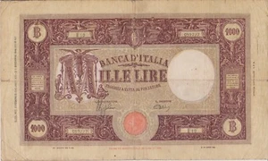 1000 Lire 6/02/1943 R Testina barbetti fascio - Foto 1 di 2