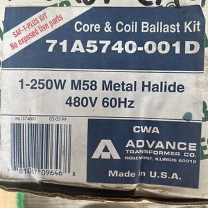 Philips Advance Core & Coil Ballast Kit Transformer 71A5740-001D - Picture 1 of 3