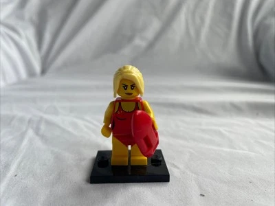 LEGO Lifeguard Girl Minifigure Series 2 Complete Set 8684 - Image 1 of 3
