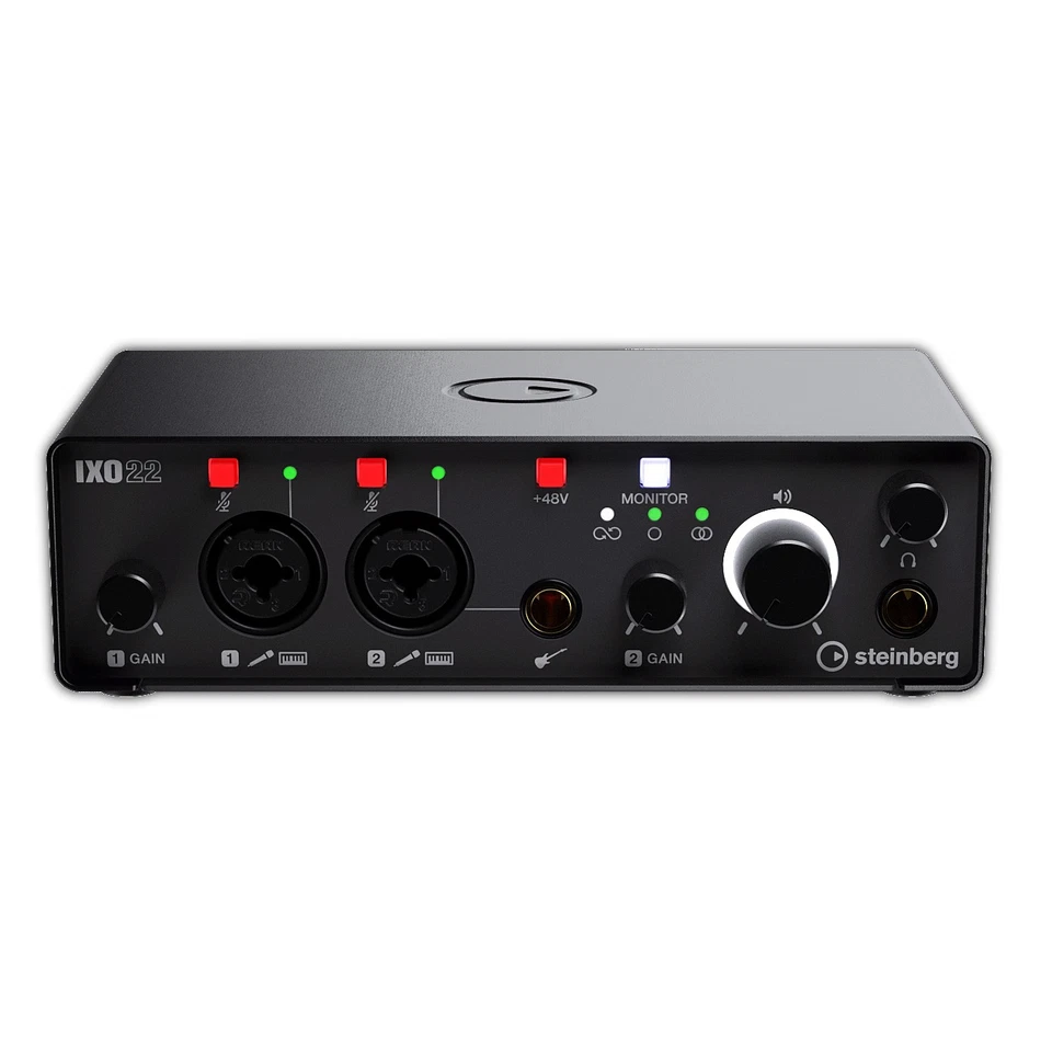 Steinberg Audio IXO22 USB-C Audio Interface with Two Preamps - Black (Demo Deal) - Image 1 of 1