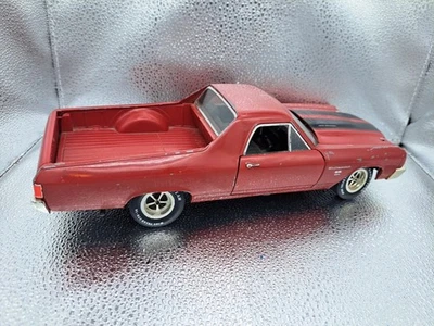 ERTL American Muscle 1970 Chevrolet El Camino SS 1:18 Diecast Car Apple Red - Image 1 of 4