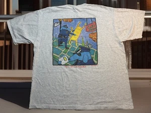 Matt Rinard New Orleans Polizei Katze Verhaftung Hund Kätzchen Kunst T-Shirt 8. Bezirk XL - Bild 1 von 8