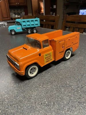Vintage Anos 60 Buddy Interstate Highway Commission Box Body Service Truck RARO!!! - Imagem 1 de 4