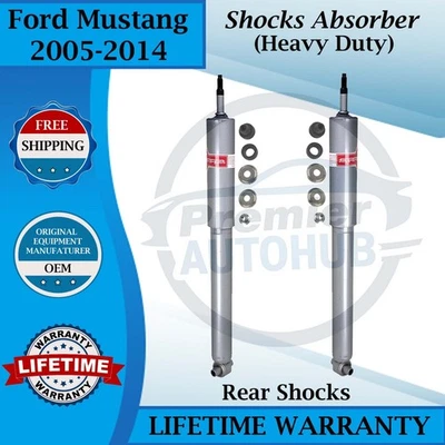 KYB Genuine OEM Rear Shocks For 2005-2014 Ford Mustang HD Lifetime Warranty Foto 1 de 4